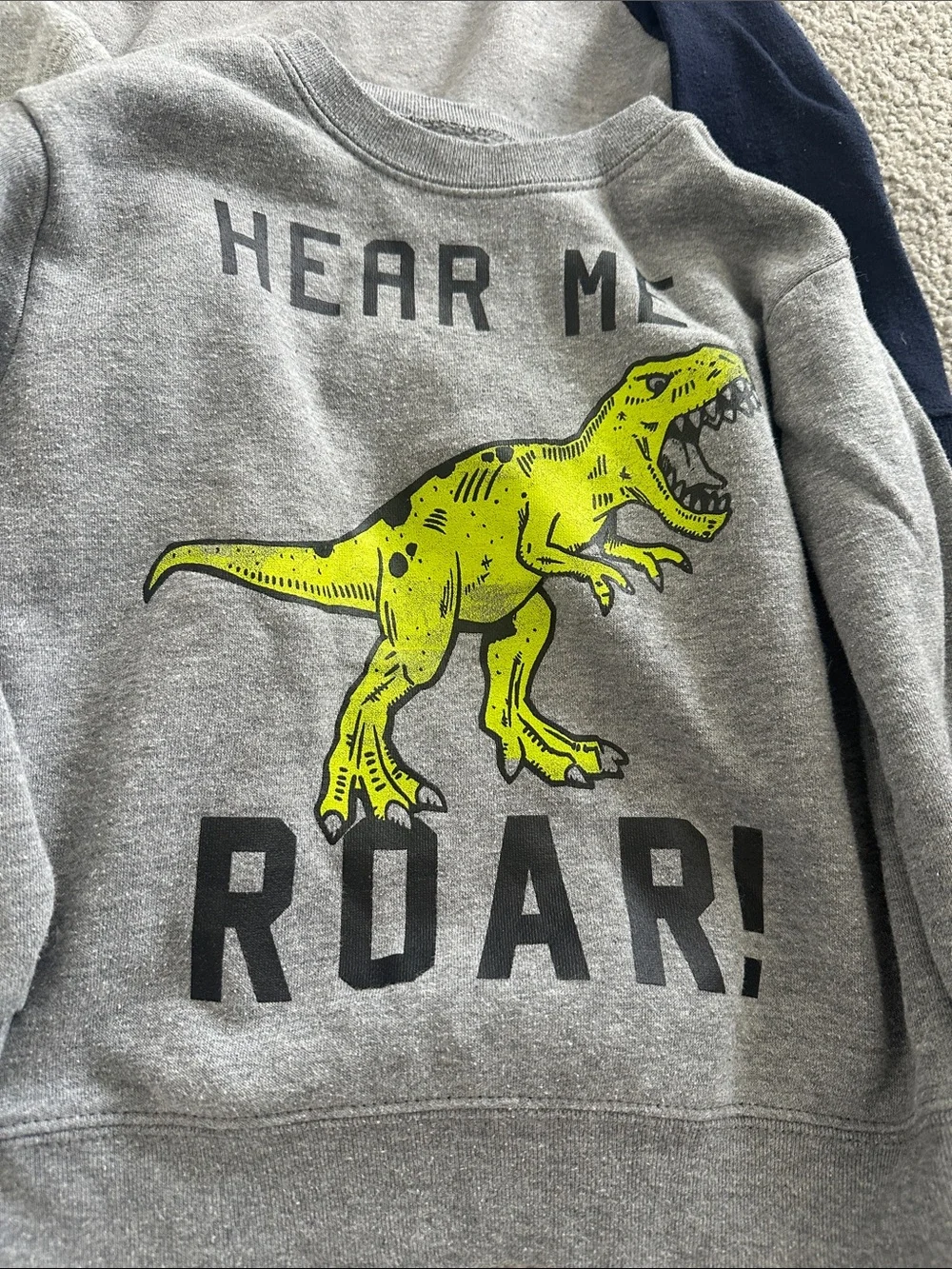 Carter's Boys Gray & Black Camo Sweatshirt Pack with Navy & Heather Mix
